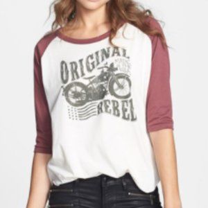 Cea + Jae 'Original Rebel' Distressed Baseball Tee
